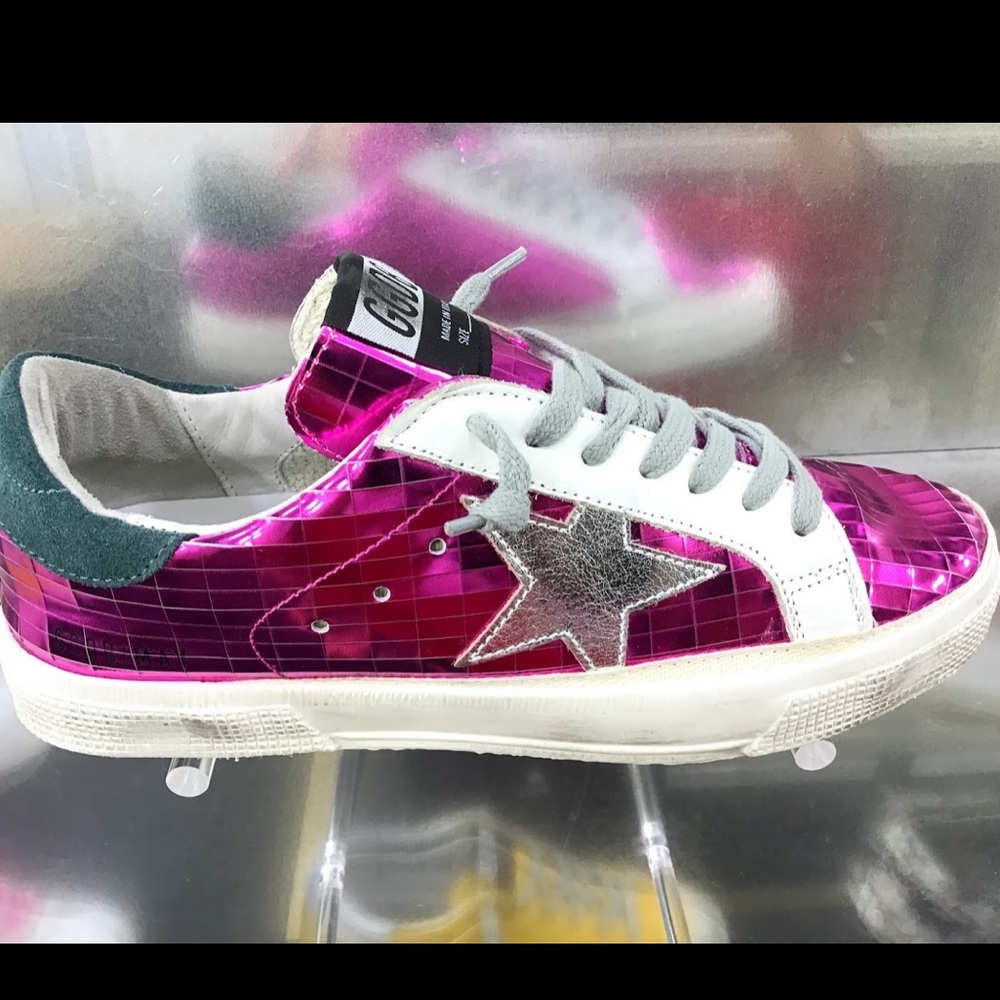 Golden Goose pink mirrored size 39